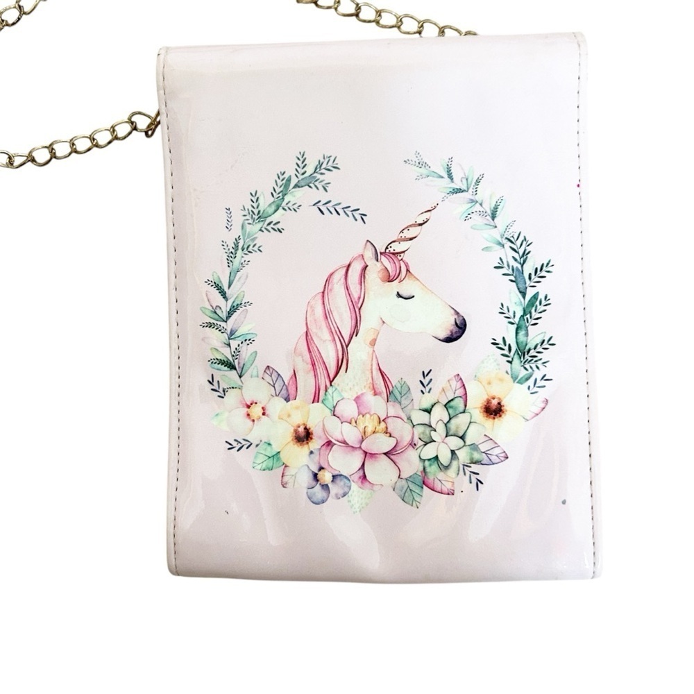 Pink Floral Unicorn Clutch/Bag Bundle & Save - Picture 2 of 13